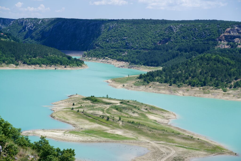 Der Grüne See in Ričice bei Imotski Kroatien