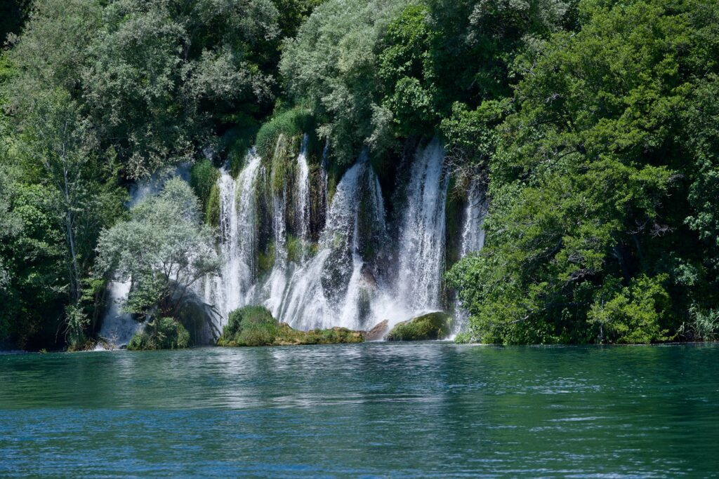 Wasserfälle im Krka Nationalpark in Kroatien