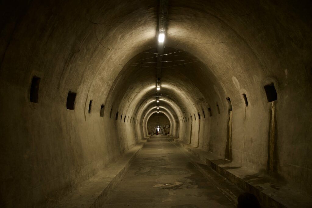 Tunnel in Zagreb in Kroatien
